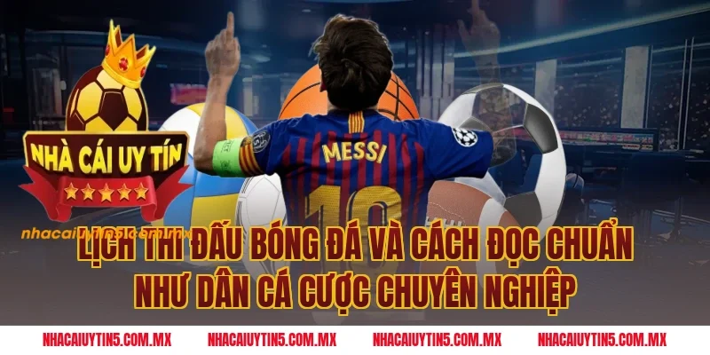 Lịch thi đấu bóng đá và cách đọc chuẩn như dân cá cược chuyên nghiệp